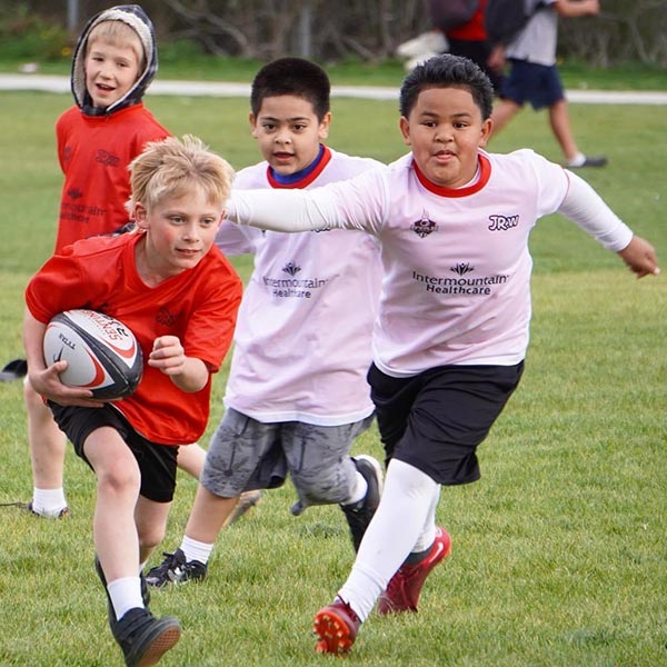rookie rugby kids play